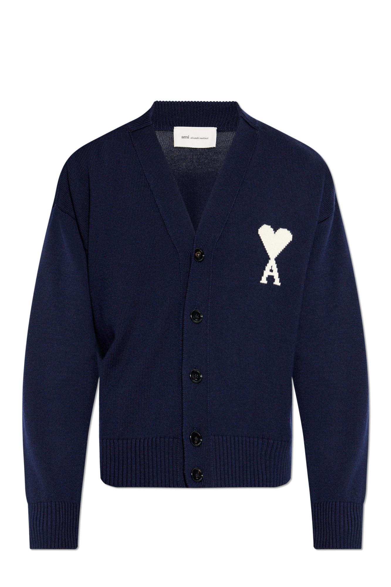 AMI Alexandre Mattiussi ネイビー ウールチェスターコート Men's AMI